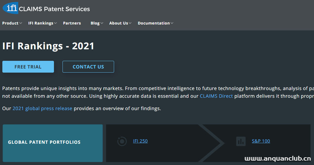 华为在美国专利授权排名第五，全球专利持有量前十中国占六家-渗透云记 - 专注于网络安全与技术分享