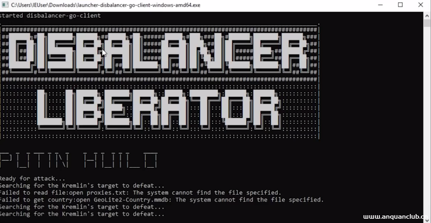 乌克兰网军使用的DDoS工具