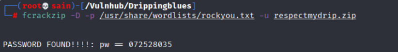 Vulnhub 靶场 DRIPPING BLUES: 1