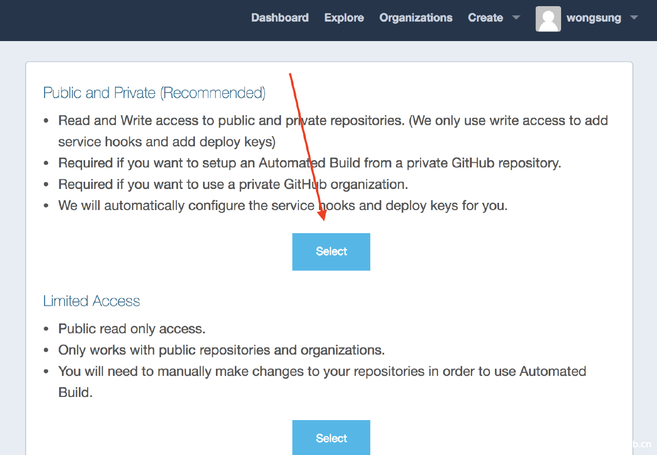 图片[2]-Docker自动化构建Automated Build实现过程图解_docker-渗透云记 - 专注于网络安全与技术分享
