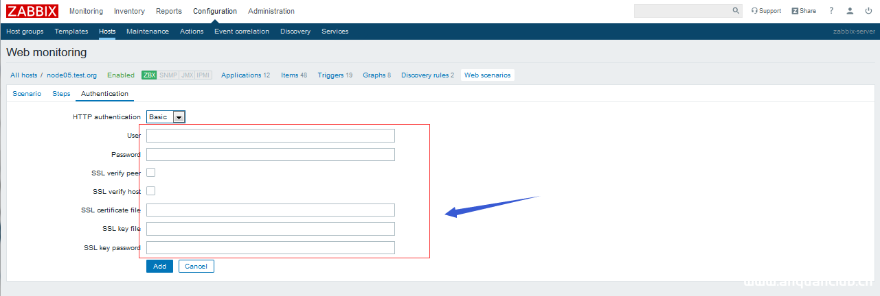 图片[14]-分布式监控系统之Zabbix主动、被动及web监控的过程详解_zabbix-渗透云记 - 专注于网络安全与技术分享