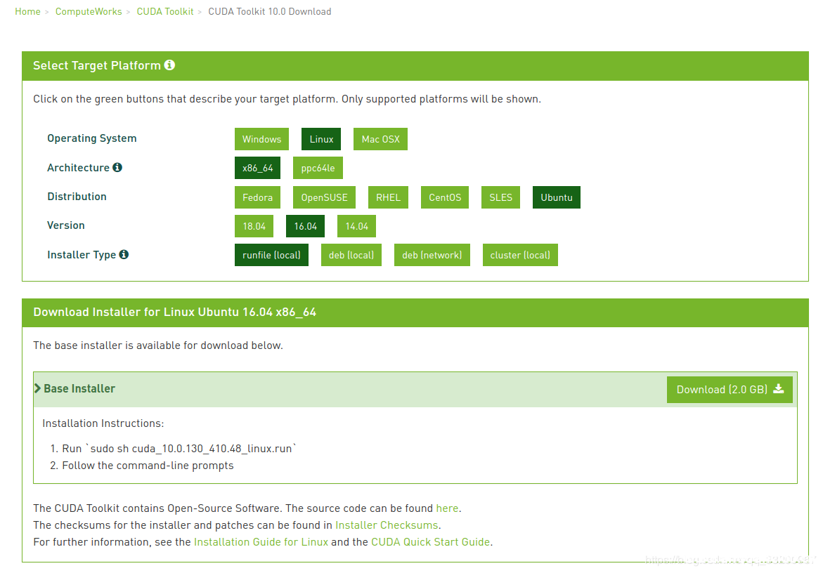 图片[2]-Ubuntu安装和卸载CUDA和CUDNN的实现_Linux-渗透云记 - 专注于网络安全与技术分享