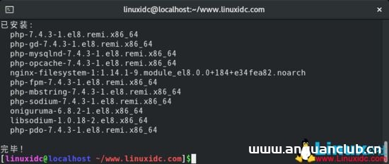 图片[20]-CentOS 8.1下搭建LEMP(Linux+Nginx+MySQL+PHP)环境(教程详解)_Linux-渗透云记 - 专注于网络安全与技术分享
