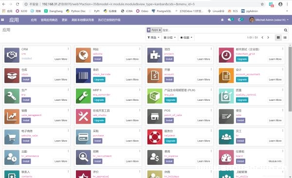 Ubuntu18.04通过源码安装Odoo14的教程_Linux-渗透云记 - 专注于网络安全与技术分享