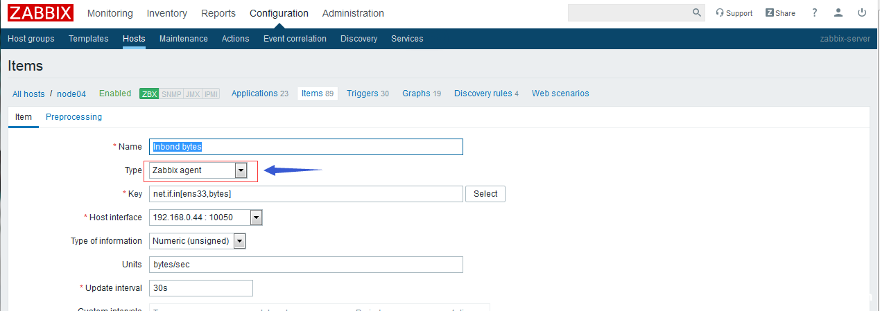 图片[2]-分布式监控系统之Zabbix主动、被动及web监控的过程详解_zabbix-渗透云记 - 专注于网络安全与技术分享