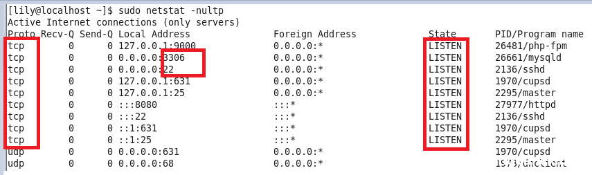图片[2]-LINUX中如何查看某个端口是否被占用的方法_Linux-渗透云记 - 专注于网络安全与技术分享