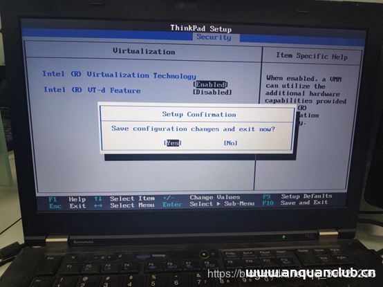 图片[7]-Thinkpad VMware 安装虚拟机出现此主机支持 Intel VT-x,但 Intel VT-x 处于禁用状态（问题解决方法）_VMware-渗透云记 - 专注于网络安全与技术分享