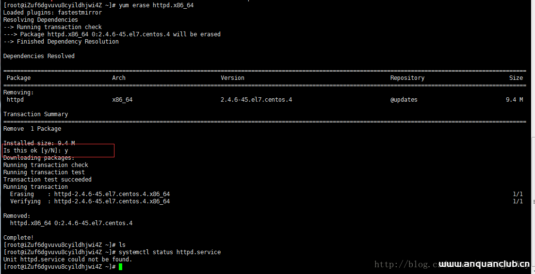 图片[2]-centos 7 安装卸载apache(httpd)服务的详细步骤_Linux-渗透云记 - 专注于网络安全与技术分享