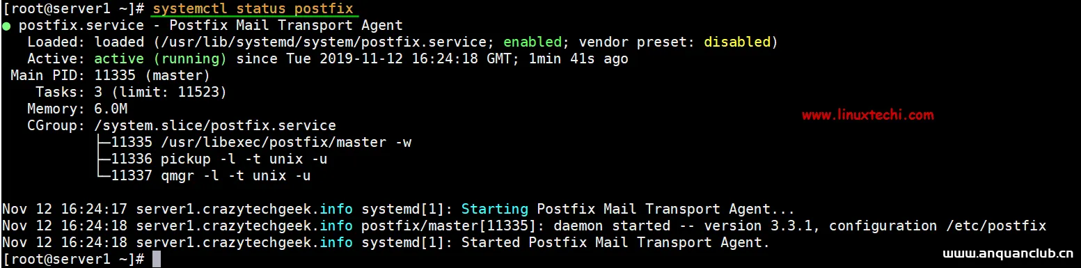 图片[2]-如何在CentOS8上安装和配置Postfix邮件服务器的方法示例_Linux-渗透云记 - 专注于网络安全与技术分享