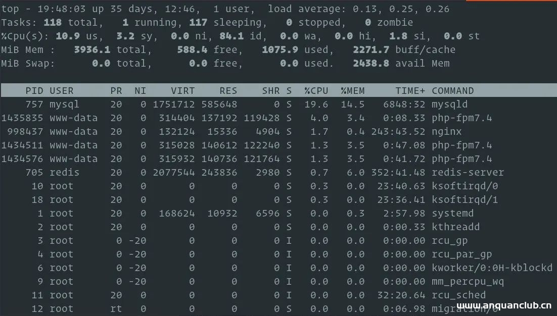 Linux 下如何检查内存使用率_Linux-渗透云记 - 专注于网络安全与技术分享