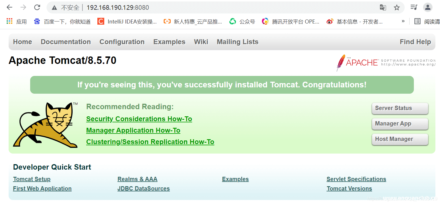 图片[15]-最新Linux下安装tomcat8图解过程_Linux-渗透云记 - 专注于网络安全与技术分享