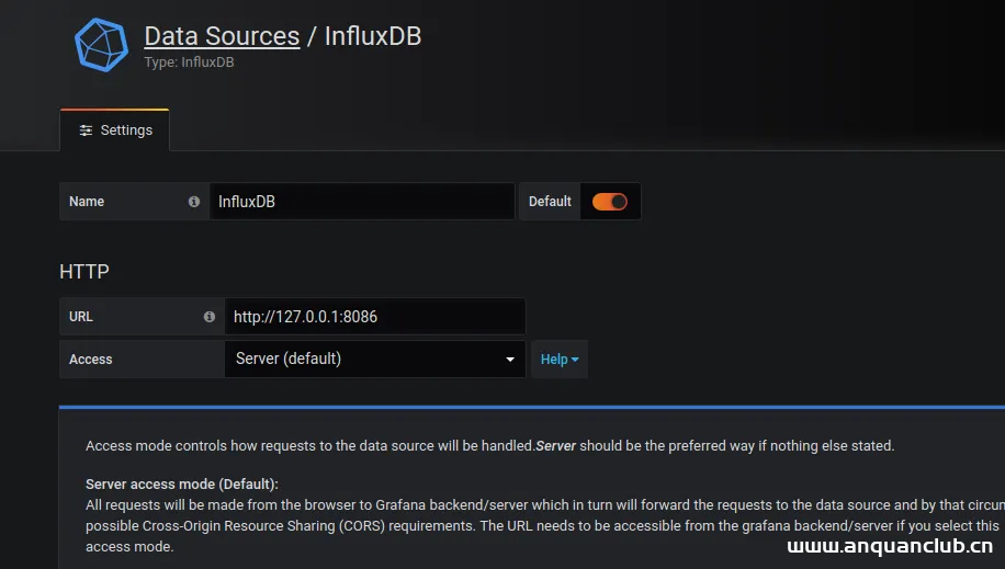 Linux下安装grafana并且添加influxdb监控的方法_Linux-渗透云记 - 专注于网络安全与技术分享