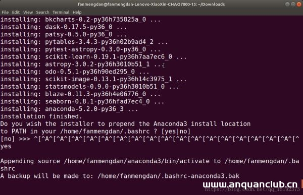 图片[7]-Ubuntu18.04 安装 Anaconda3的教程详解_Linux-渗透云记 - 专注于网络安全与技术分享