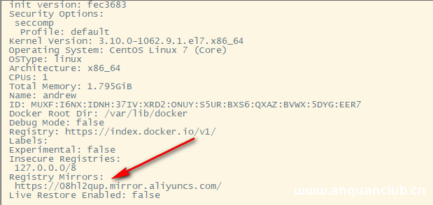 图片[10]-Docker安装及阿里云镜像加速器的配置方法_docker-渗透云记 - 专注于网络安全与技术分享