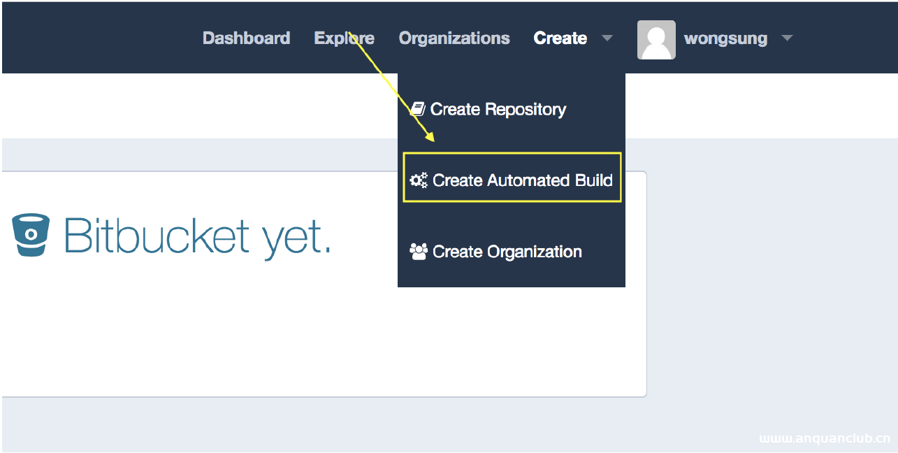 Docker自动化构建Automated Build实现过程图解_docker-渗透云记 - 专注于网络安全与技术分享