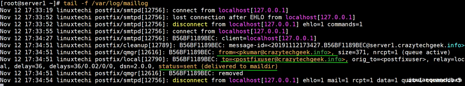图片[6]-如何在CentOS8上安装和配置Postfix邮件服务器的方法示例_Linux-渗透云记 - 专注于网络安全与技术分享