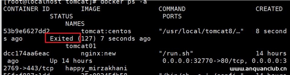 解决docker run后容器出现Exited (0)情况的问题_docker-渗透云记 - 专注于网络安全与技术分享