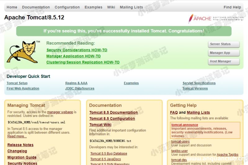 图片[5]-Linux系统centos7.X安装tomcat8的图文教程_Tomcat-渗透云记 - 专注于网络安全与技术分享