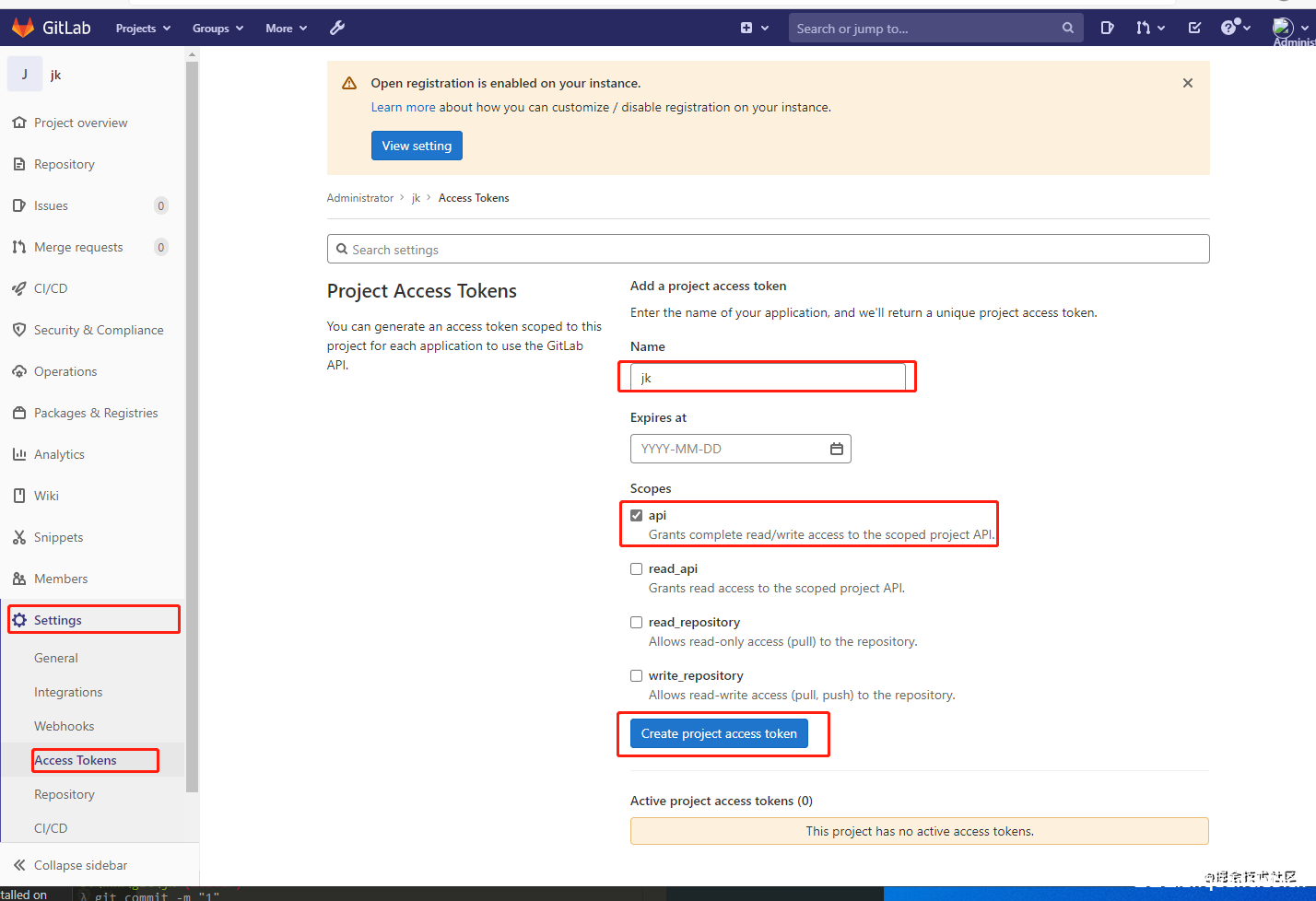 图片[4]-jenkins+gitlab+nginx部署前端应用实现_docker-渗透云记 - 专注于网络安全与技术分享