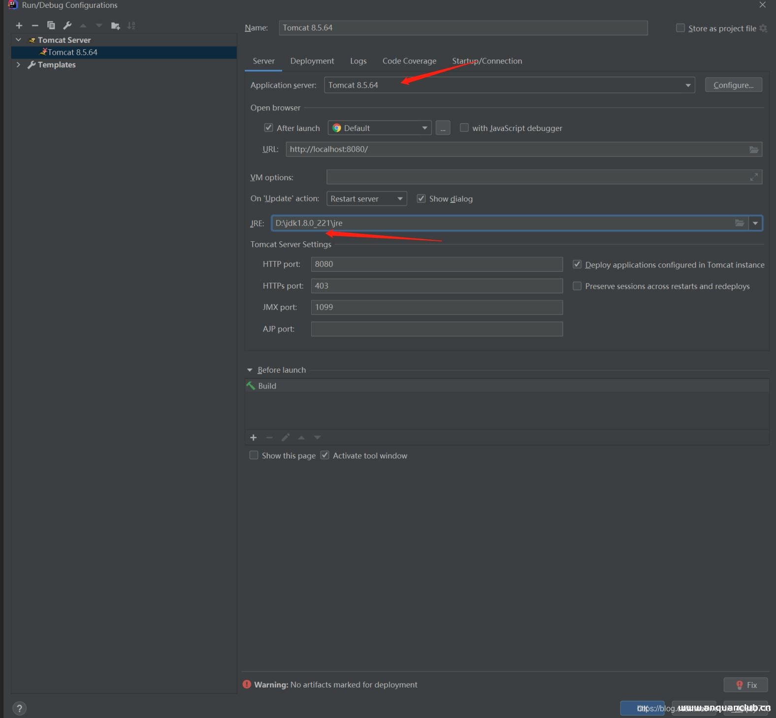 图片[5]-IDEA编辑器整合Apache Tomcat的详细教程_Tomcat-渗透云记 - 专注于网络安全与技术分享