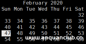 图片[3]-Linux cal命令的使用_Linux-渗透云记 - 专注于网络安全与技术分享