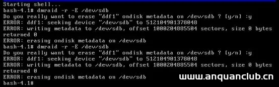 图片[5]-安装CentOS 6.x报错”Disk sda contains BIOS RAID metadata”解决方法_Linux-渗透云记 - 专注于网络安全与技术分享