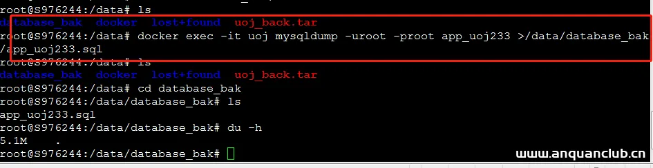 图片[2]-docker 使用mysqldump命令备份导出项目中的mysql数据_docker-渗透云记 - 专注于网络安全与技术分享