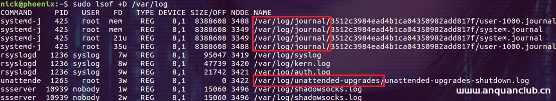 图片[8]-Linux lsof命令使用详解_Linux-渗透云记 - 专注于网络安全与技术分享