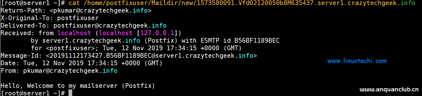 图片[5]-如何在CentOS8上安装和配置Postfix邮件服务器的方法示例_Linux-渗透云记 - 专注于网络安全与技术分享