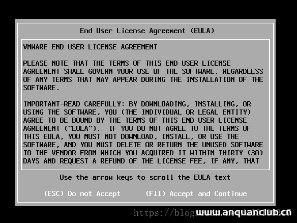 图片[4]-VMware ESXi 6.0 及部署虚拟机安装教程(图文)_VMware-渗透云记 - 专注于网络安全与技术分享