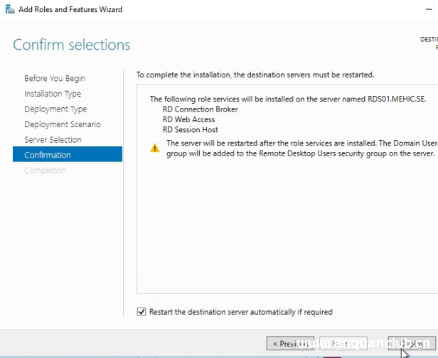图片[6]-Windows Server 2016快速入门部署远程桌面服务的详细图文步骤_win服务器-渗透云记 - 专注于网络安全与技术分享