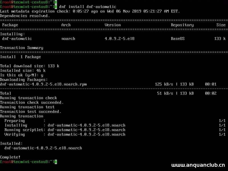 图片[2]-CentOS 8设置自动更新的完整步骤_Linux-渗透云记 - 专注于网络安全与技术分享