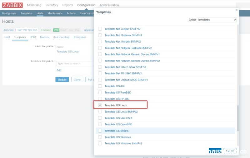 图片[2]-zabbix 添加你需要监控的主机步骤详解_zabbix-渗透云记 - 专注于网络安全与技术分享