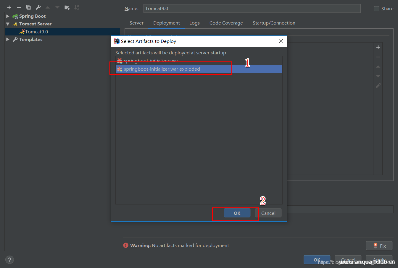 图片[9]-IDEA 配置Tomcat服务器和发布web项目的图文教程_Tomcat-渗透云记 - 专注于网络安全与技术分享