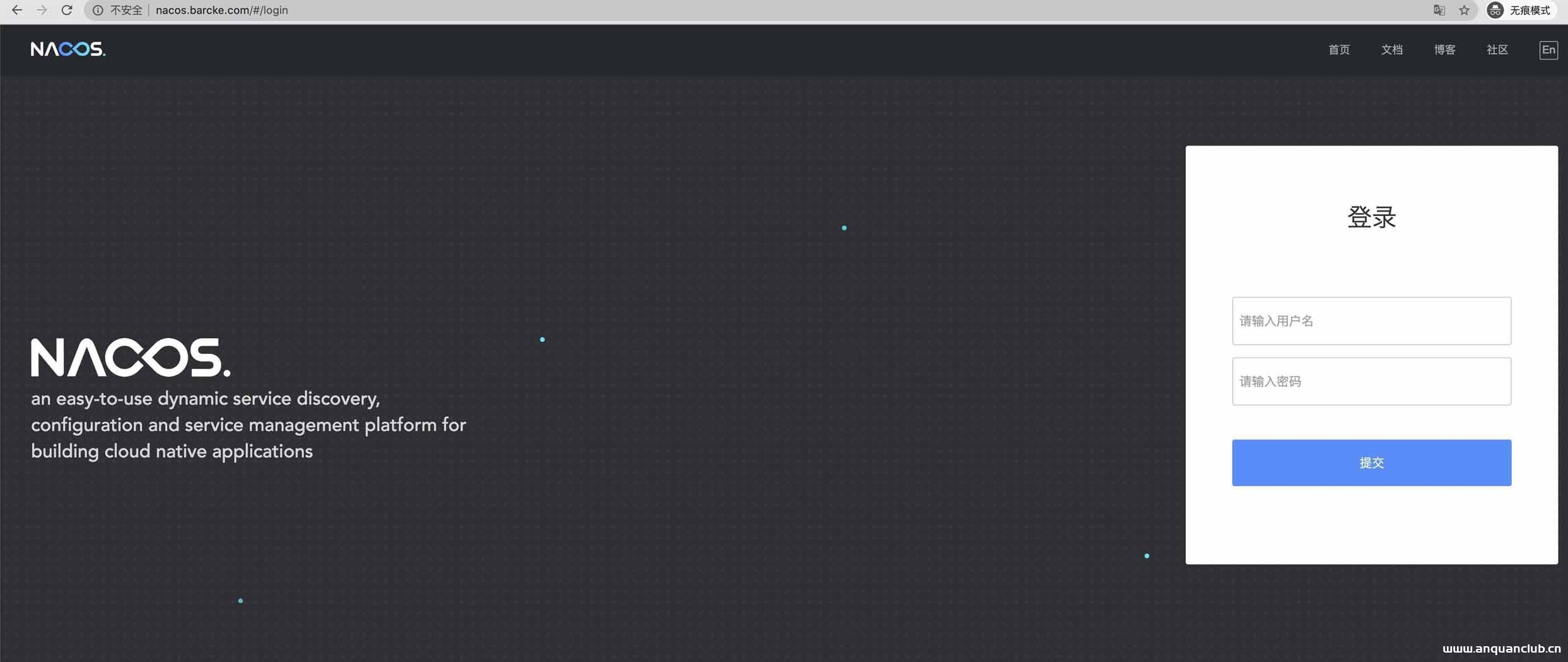 docker搭建nacos1.3.0的实现_docker-渗透云记 - 专注于网络安全与技术分享