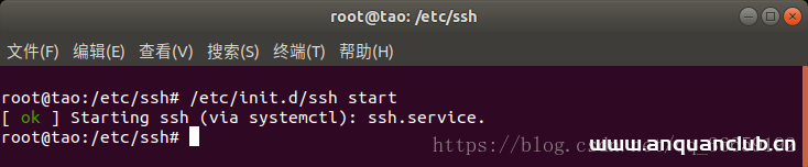 图片[2]-Ubuntu18.04下安装配置SSH服务的方法步骤_Linux-渗透云记 - 专注于网络安全与技术分享