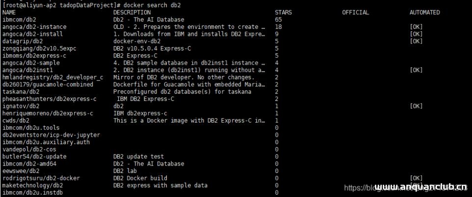docker-compose安装db2数据库操作_docker-渗透云记 - 专注于网络安全与技术分享