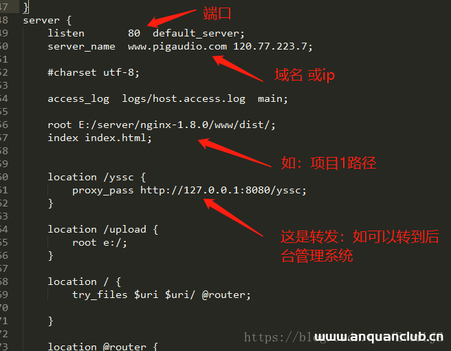 nginx简单配置多个server的方法_nginx-渗透云记 - 专注于网络安全与技术分享