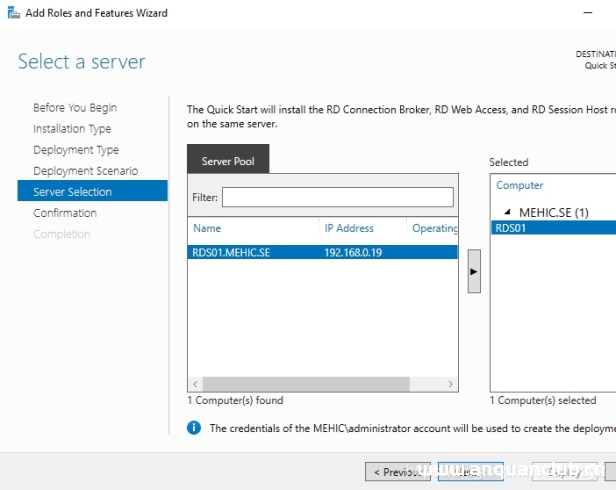 图片[5]-Windows Server 2016快速入门部署远程桌面服务的详细图文步骤_win服务器-渗透云记 - 专注于网络安全与技术分享