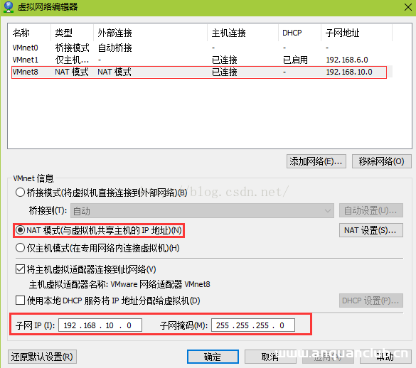 图片[2]-解决CentOS7虚拟机无法上网并设置CentOS7虚拟机使用静态IP上网_Linux-渗透云记 - 专注于网络安全与技术分享