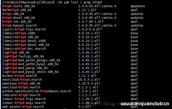 图片[3]-centos 7 安装卸载apache(httpd)服务的详细步骤_Linux-渗透云记 - 专注于网络安全与技术分享