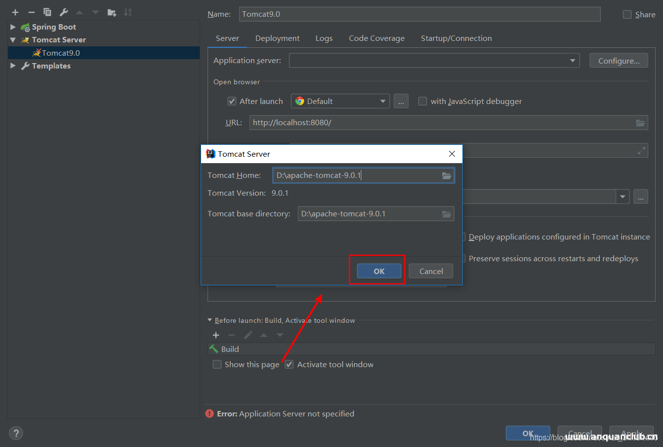图片[6]-IDEA 配置Tomcat服务器和发布web项目的图文教程_Tomcat-渗透云记 - 专注于网络安全与技术分享