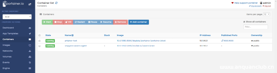 图片[5]-Docker使用Portainer搭建可视化界面的方法_docker-渗透云记 - 专注于网络安全与技术分享