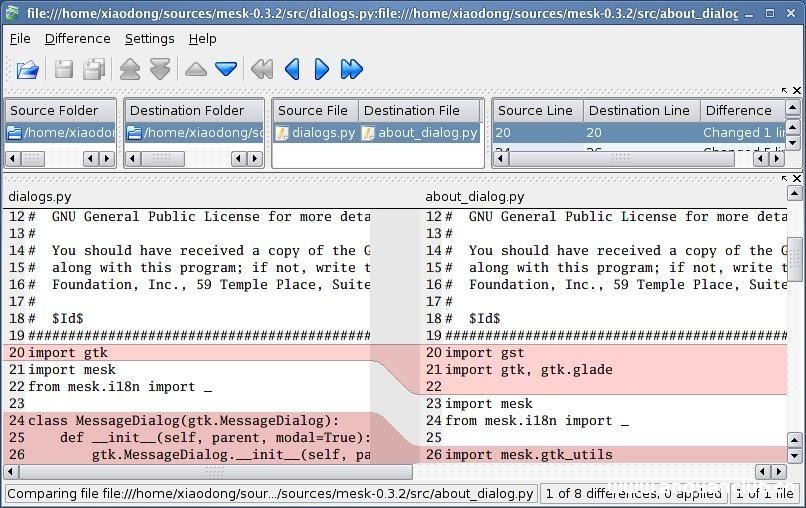 图片[2]-Linux下9种优秀的代码比对工具推荐小结_Linux-渗透云记 - 专注于网络安全与技术分享