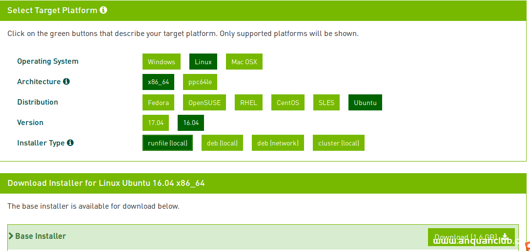 Ubuntu16.04上安装CUDA9.0 详细教程_Linux-渗透云记 - 专注于网络安全与技术分享