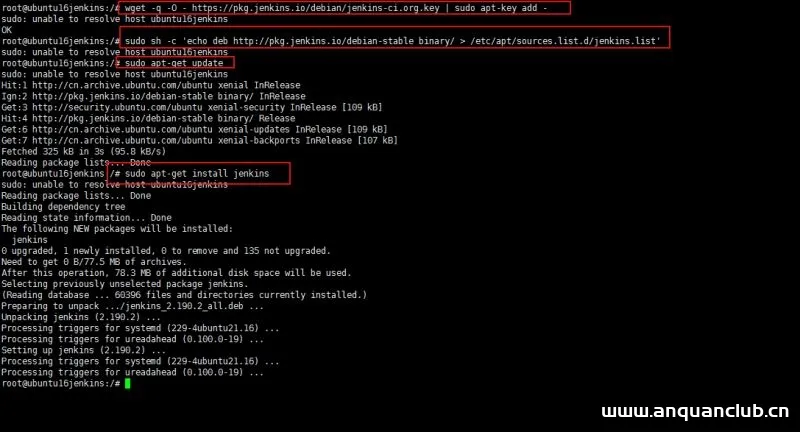 图片[2]-Ubuntu16.04安装Jenkins的方法图文详解_Linux-渗透云记 - 专注于网络安全与技术分享
