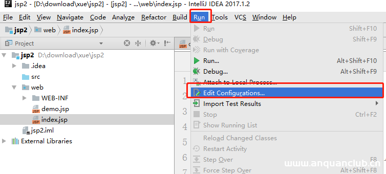 图片[10]-使用IDEA配置tomcat及创建JSP文件的方法_Tomcat-渗透云记 - 专注于网络安全与技术分享