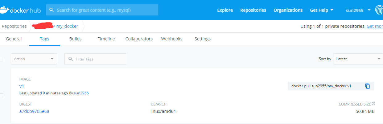 图片[8]-Docker容器如何更新打包并上传到阿里云_docker-渗透云记 - 专注于网络安全与技术分享