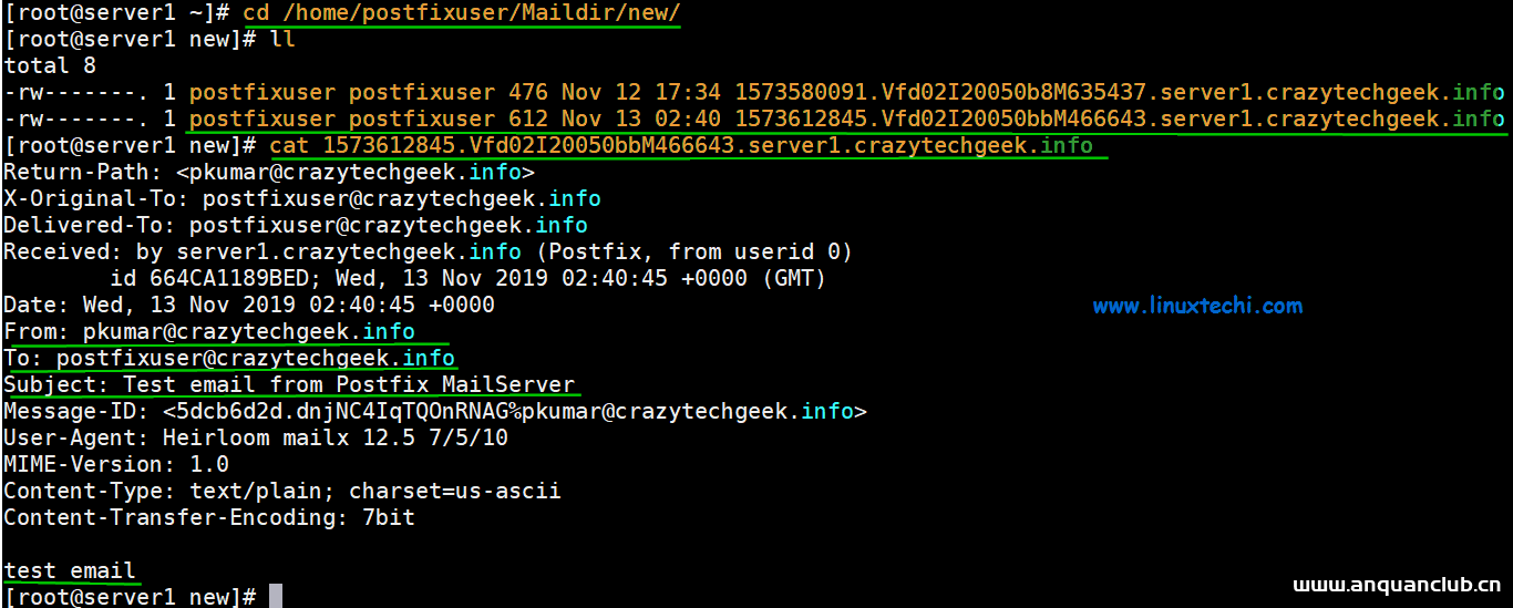 图片[8]-如何在CentOS8上安装和配置Postfix邮件服务器的方法示例_Linux-渗透云记 - 专注于网络安全与技术分享
